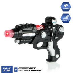 Пистолет Космический, свет и звук, цвета МИКС