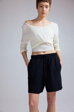 Pantalon corto en sudadera - H&m фото 3