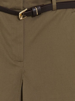 Beli Kemerli Gabardin Kad?n Pantolon