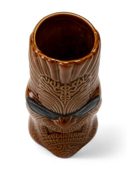 Стакан для коктейлей Тики, 550 мл, в очках, керамика, коричневый - Simaland фото 5