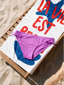 D?z Ba?lama Detayl? Kad?n Bikini Alt