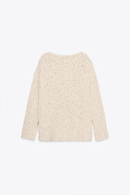 CONTRAST KNIT SWEATER - Zara фото 6