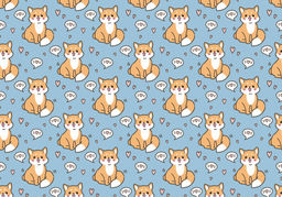 Обложка для паспорта Аниме Many fox, плотность 600 мкм