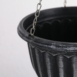 Кашпо для цветов, Шебби, 2 л, подвесное, с дренажной сеткой, пластиковое, МИКС - Greengo фото 2