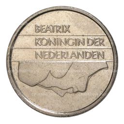 25 центов 1990 года Нидерланды
