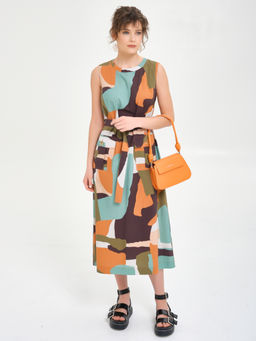 Платье с принтом - Stilla фото 2