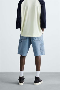 CARPENTER POCKET DENIM BERMUDA SHORTS - Zara фото 30