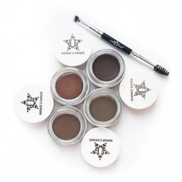 Помада для бровей 24 часа устойчивости BROW FACTORY B4 BRUNETTE для брюнеток с кистью - Make u make фото 3