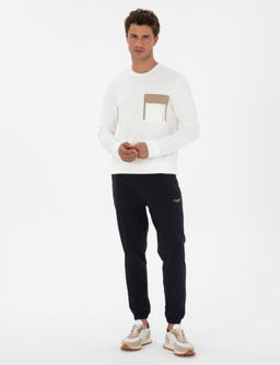Ekru Regular Fit Sweatshirt - Pierre cardin фото 4