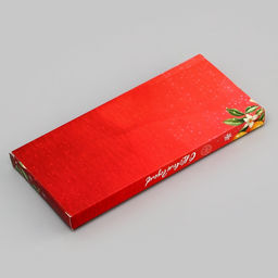 Цена за 5 шт. Подарочная коробка под плитку шоколада с окном «С Новым годом», 17.1×8×1.4 см