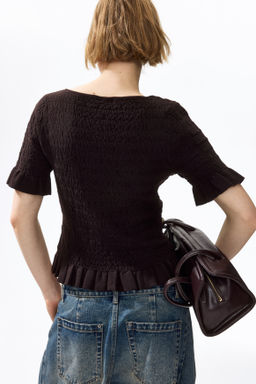 Top en punto con textura - H&m фото 6
