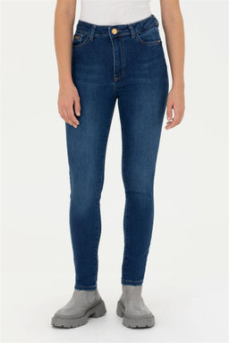 Женские темно-синие джинсовые брюки Неожиданная скидка в корзине - U.s. polo assn фото 2