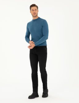 Siyah Straight Fit Jean Pantolon - Pierre cardin фото 3