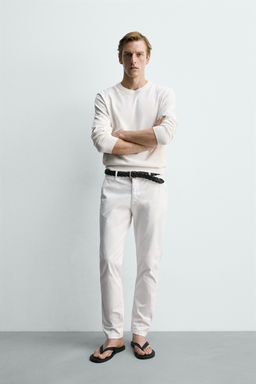 PANTAL?N CHINO SKINNY FIT / Blanco