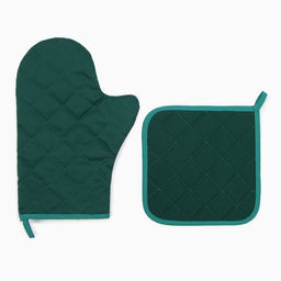 Набор кух. Этель Маки варежка-прихватка 20х28см, прихватка 19х19см,100% хл  фото 7