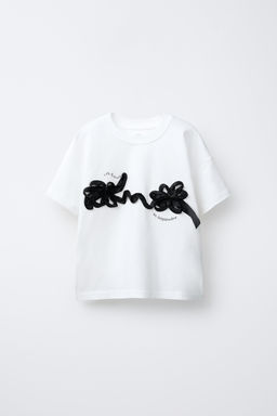 CAMISETA BORDADO / Blanco