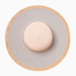 Шляпа женская MINAKU, цвет серый, розовый, размер 58