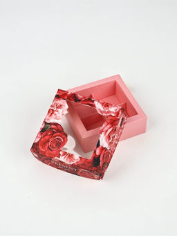 Цена за 5 шт. Коробка под 4 конфеты «Презент», 10.5×10.5×3.5 см