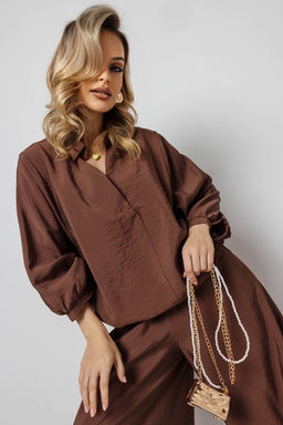 Блузка женская 4374/05/Коричневый