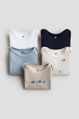 Pack de 5 bodies de manga larga - H&m фото 7