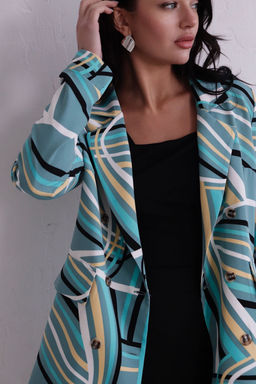 Двубортный жакет с английским воротником - Martichelli фото 193