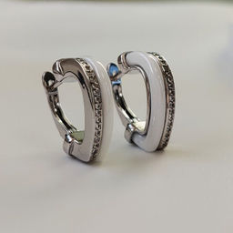 Серьги с керамикой