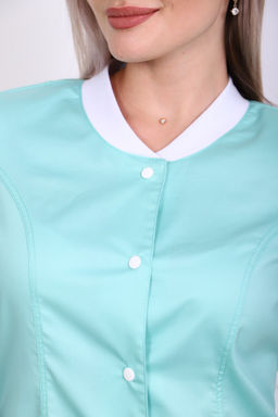 Халат женский 186 СVC. Цвет: мятный - Стильб фото 5