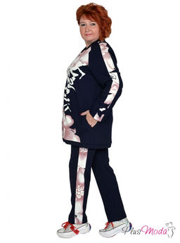 Толстовка Модель №1419 размеры 44-84 - Plusmoda фото 16