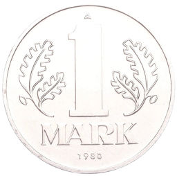 Монета 1 марка 1980 года А Восточная Германия (ГДР)