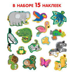 Пазл с наклейками Синий трактор: Кто где спрятался?  фото 2