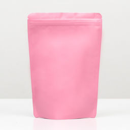 Цена за 100 шт. Пакет дой-пак, матовый, розовый с окном, 14×20×4 см