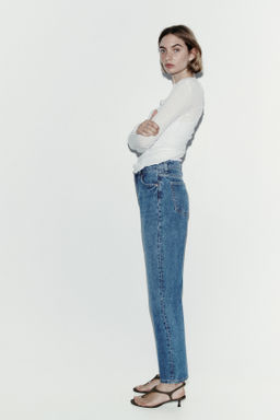 Mom Slim Fit High Waist Ankle Jeans - H&m фото 15