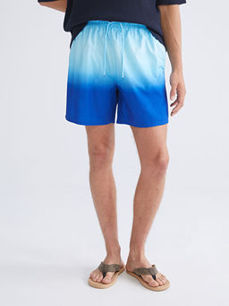 K?sa Boy Desenli Erkek Deniz ?ortu