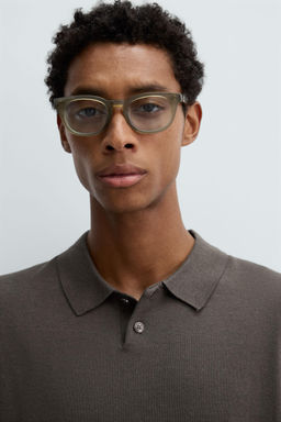 COTTON BLEND KNIT POLO SHIRT - Zara фото 5