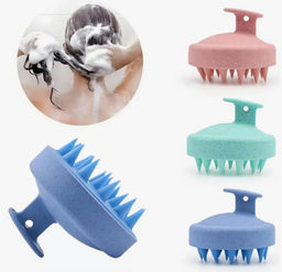 Щетка для мытья головы/Массажер для головы/Силиконовая