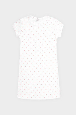 К 1156/сердечки на сахаре сорочка для дев