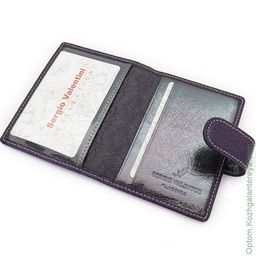 Женская кожаная визитница Sergio Valentini СВ 8140-010 фото 3