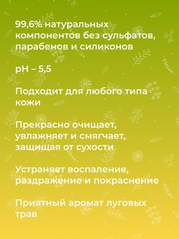Гель для душа Травяной - Siberina фото 8