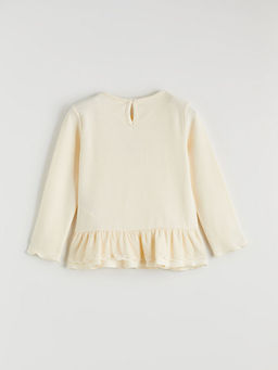 Bisiklet Yaka Fiyonk Nak??l? K?z ?ocuk Ti??rt