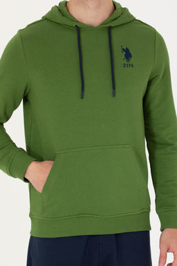 Мужской зеленый базовый свитшот Неожиданная скидка в корзине - U.s. polo assn фото 13