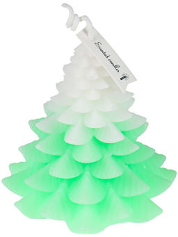 Свеча "Рождественская елочка" 8*8см, ароматизир. (УД-6207) зеленая