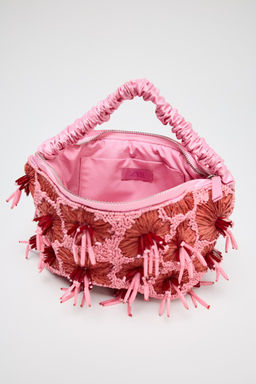 MINI BEADED BUCKET BAG - Zara фото 4