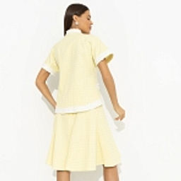 Костюм с юбкой в стиле Шанель, С безупречным вкусом (2 в 1, желтый) - Charutti фото 11