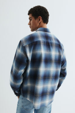 Camisa de franela Loose Fit - H&m фото 5