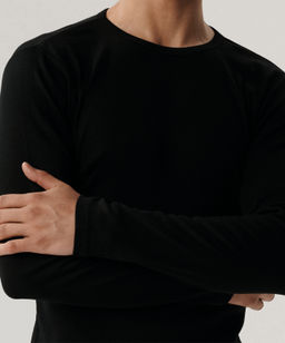 ATLANTIC BMV-049 Лонгслив Basic черный фото 4