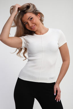 Футболка женская с швом и стразами ФЖ-002