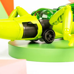 Робот Ящер Эврики, электронный конструктор, интерактивный: сенсорный, свет, на батарейках, 92 детали  фото 20