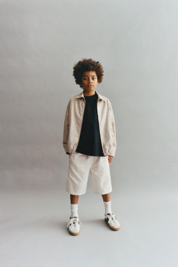 LINEN BLEND BOMBER JACKET - Zara фото 2