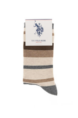 Женские кремовые носки-двойки Неожиданная скидка в корзине - U.s. polo assn фото 4