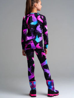 32321143 Термокомплект трикотажный для девочек: брюки, толстовка для эпизодического использования - Playtoday фото 4